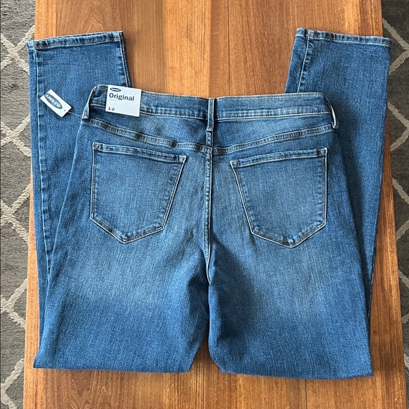 NWT Women’s Old Navy original straight leg jeans 12 - Picture 3 of 7